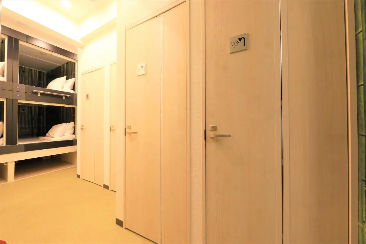 Capsule hotel Shibuya Capsule Bamboo Hotel Tokyo Japan